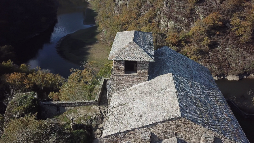 Chapelle des Planques toiture drone